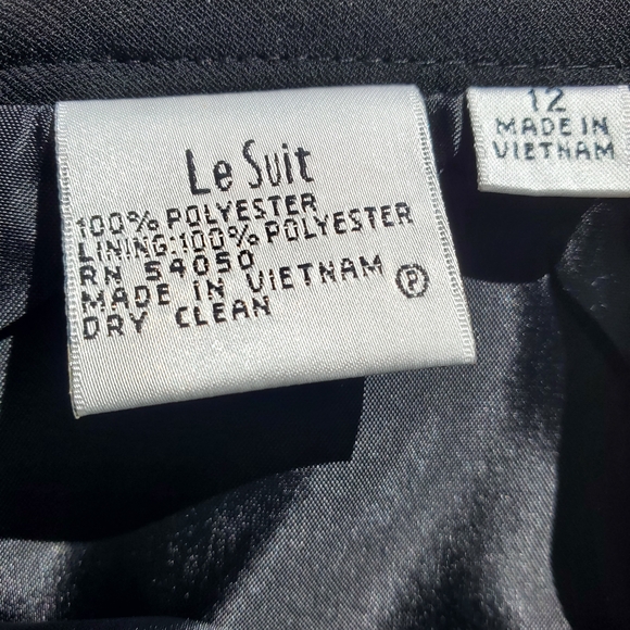 Le Suit Women's Pencil Skirt, Black (Size 12) - Picture 4 of 6